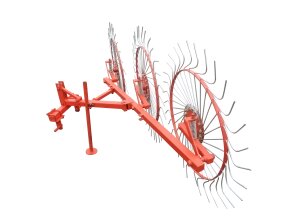 Грабли колесно-пальцевые «Солнышко» на 3 колеса для минитракторов від компанії ТД "УСI ТОВАРИ" - фото 1