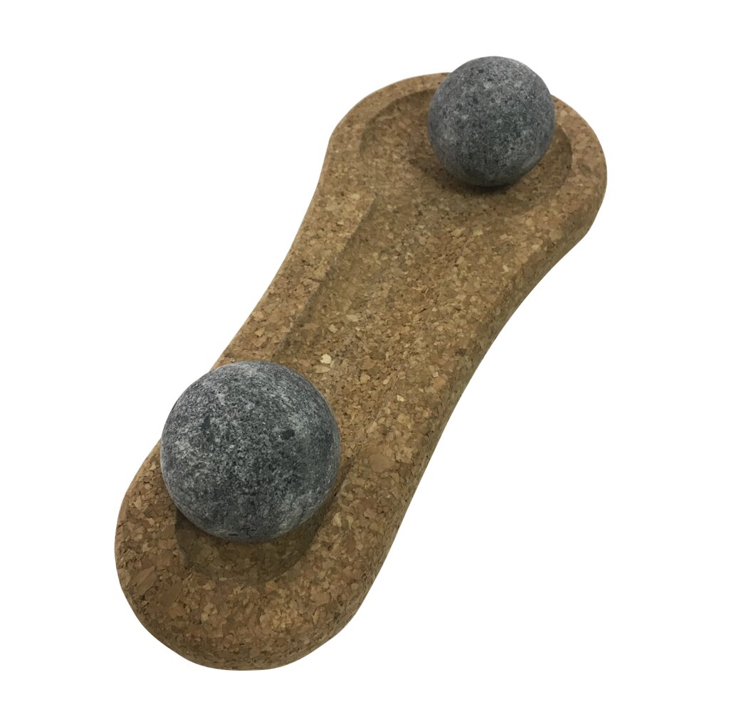 Камінь масажний для стопи + пробкова підставка Hukka від компанії ТД "УСI ТОВАРИ" - фото 1