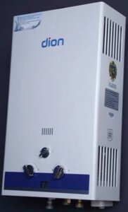 Колонка газова Dion (Діон) JSD 10 дисплей біла-блакитна (комфорт)