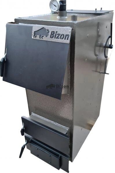 Котел шахтного типу Bizon F-10 кВт (бічна завантаження) від компанії ТД "УСI ТОВАРИ" - фото 1