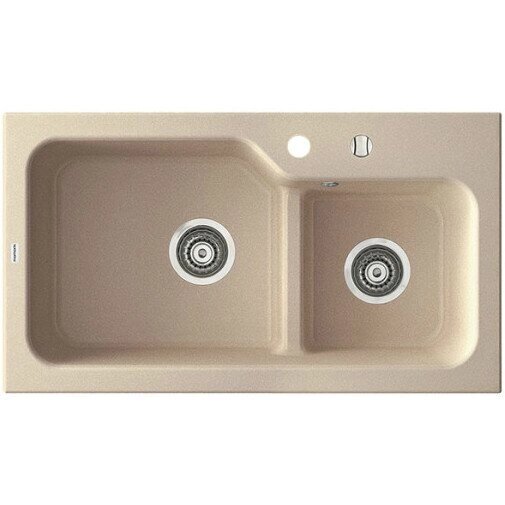 Кухонна гранітна мийка MARMORIN AKO 2k (711 503 xx0) від компанії ТД "УСI ТОВАРИ" - фото 1
