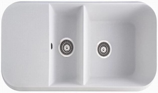 Кухонна гранітна мийка MARMORIN OPAL (440 113 0xx) від компанії ТД "УСI ТОВАРИ" - фото 1