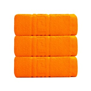 Рушник махровий Версаче 35х60 см помаранч
