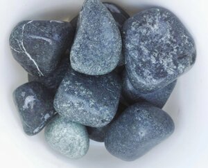 Каміння серпентиніт шліфуваний (5-7 см) мішок 20 кілограмів для електрокаменки