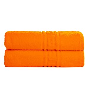 Рушник махровий банний 70х135 см помаранч