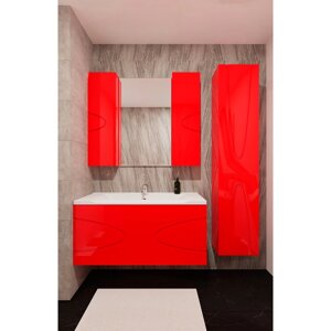 Ванна кімната Maranella 2020 з штучною кам'яною оболонкою + Maranella 2020 + дзеркало RAL 3024