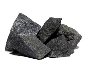 Камінь піроксенит колотий (8-15 см) 20 кілограмів для лазні і сауни