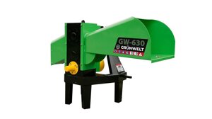 Подрібнювач гілок Grunwelt GW-130/6 (110 мм, 6 ножів, ВВП, 25 к. с.)