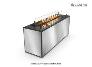 Підлоговий биокамин Render-m3 Gloss Fire (render-m3)