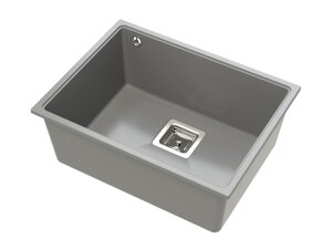 Кухонна гранітна мийка Sink Quality ARGON 60 GREY Польща (колір сірий)