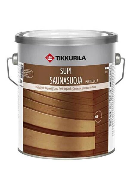 Пропитка для вагонки SUPI SAUNASUOJA 2,7 л для лазні та сауни від компанії ТД "УСI ТОВАРИ" - фото 1