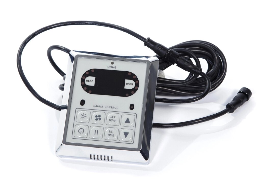 Пульт Ecoflame CON 6 (10.5-15 KW) з контакторною коробкою, датчиком та кабелем від компанії ТД "УСI ТОВАРИ" - фото 1