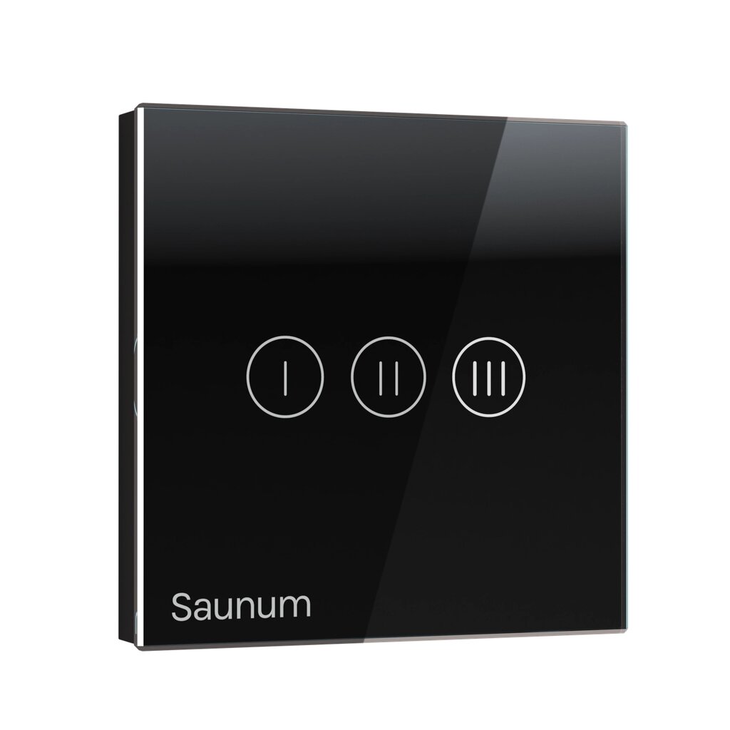 Пульт SAUNUM Touch чорний від компанії ТД "УСI ТОВАРИ" - фото 1