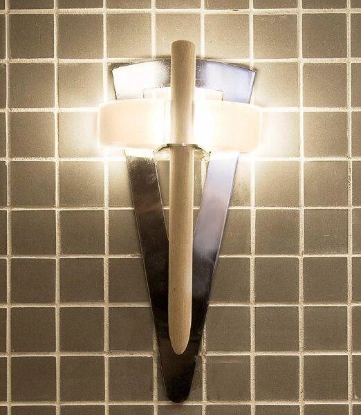 Світильник Факел TL 100 з дерев'яним стрижнем Cariitti для лазні та сауни від компанії ТД "УСI ТОВАРИ" - фото 1
