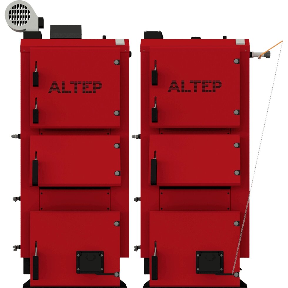 Твердопаливний котел тривалого горіння Altep Duo 15 кВт з хутро.реєстр.тяги від компанії ТД "УСI ТОВАРИ" - фото 1