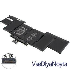 Батарея для ноутбука Apple A1494 (A1398 (Late 2013-2014 11.36V 8755mAh 99.5Wh Black