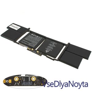 Батарея для ноутбука Apple A1953 (A1990 Apple MacBook Pro 15 2018-2019year Touch Bar) 11.41V 83.6Wh Black