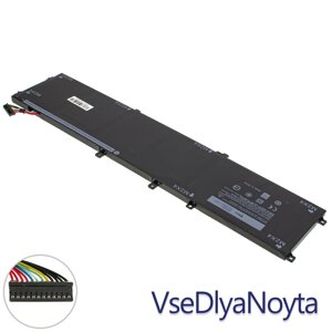 Батарея для ноутбука DELL 4GVGH (XPS 15 9550 (версія 1 11.4V 7260mah 84wh black