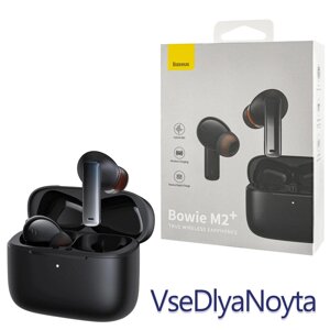 Бездротові навушники Baseus True Wireless Earphones Bowie M2+ Black (NGTW190001)