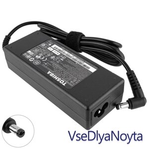 Блок живлення для ноутбука TOSHIBA 19V, 4.74A, 90W, 5.5 * 2.5мм, L-подібний роз'єм, black ( без кабелю!