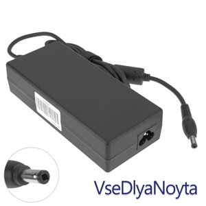 Блок живлення для ноутбука TOSHIBA 19 V, 6.3 A, 120 W, 5.5*2.5 мм, прямий роз'єм, black (без кабелю!