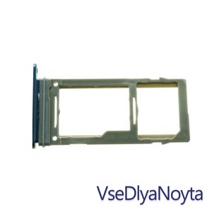 Тримач SIM-картки (Sim Holder, сім лоток, картопляч) для Samsung (S9 G960), blue (для телефона на 1 SIM