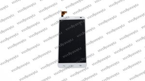 Дисплей для смартфона (телефона) Alcatel 6037, One Touch, Idol 2, white (у зборі з тачскрином) (без рамки)