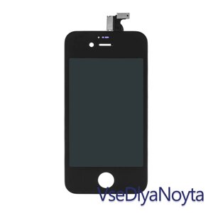 Дисплей для смартфона (телефона) Apple iPhone 4, black (у зборі з тачскрином) (з рамкою) (CHINA ORIGINAL)
