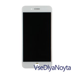 Дисплей для смартфона (телефона) Apple iPhone 8 Plus, white (у складі з тачскрином) (з рамкою) (Renew ORIGINAL)