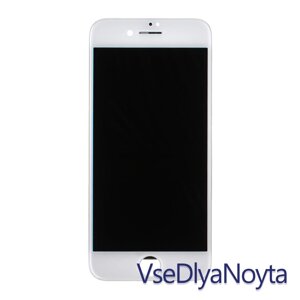 Дисплей для смартфона (телефона) Apple iPhone 8, SE 2 (2020), white (у зборі з тачскрином) (з рамкою) (Renew