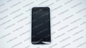 Дисплей для смартфона (телефона) ASUS ZenFone C (ZC451CG), 4.5", чорний (у складі з тачскрином) (з рамкою)
