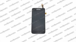 Дисплей для смартфона (телефона) Lenovo S650, titan black (у зборі з тачскрином) (без рамки) (Original)
