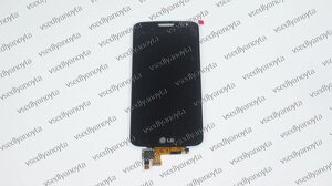 Дисплей для смартфона (телефона) LG G2 mini gold (у зборі з тачскрином) (без рамки) (LGD618. ACISKG), black (в