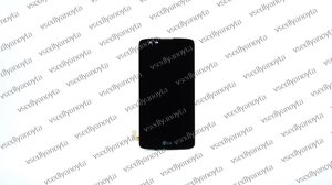 Дисплей для смартфона (телефона) LG K8 K350E, black (у зборі з тачскрином) (з рамкою)