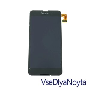 Дисплей для смартфона (телефона) Nokia 630 Lumiа, black (у зборі з тачскрином) (без рамки) (CHINA ORIGINAL)