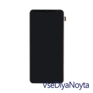 Дисплей для смартфона (телефона) Samsung Galaxy A02 (2021) SM-A022, black (у зборі з тачскрином) (з