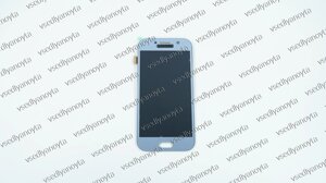 Дисплей для смартфона (телефона) Samsung Galaxy A5 (2017), SM-A520F, blue (у зборі з тачскрином) (без