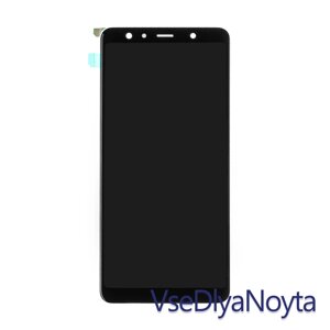 Дисплей для смартфона (телефона) Samsung Galaxy A7 (2018), SM-A750, black (у зборі з тачскрином) (без