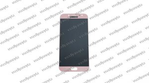 Дисплей для смартфона (телефона) Samsung Galaxy J7 (2017), SM-J730F, pink (у зборі з тачскрином) (без