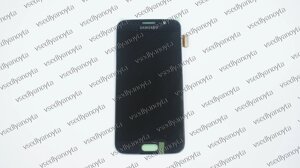 Дисплей для смартфона (телефона) Samsung Galaxy S6 DS, SM-G920, blue (у зборі з тачскрином) (без рамки) (OLED)