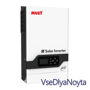 Гібридний інвертор Must PV18-5248PRO 48 V 5.2kW High frequency Off grid solar inverter, 450v/100A MPPT