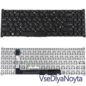 Клавіатура для ноутбука ACER (AS: A315-59) rus, black, без фрейму