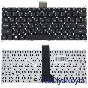 Клавіатура для ноутбука ACER (ES1-311, ES1-331) rus, black, без фрейму