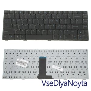 Клавіатура для ноутбука ASUS (F80, F83, X82, X88 Lamborghini VX2, BENQ: R45, R47) rus, black (OEM)