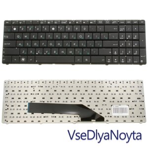Клавіатура для ноутбука ASUS (K50, K51, K60, K61, K70, F52, P50, X5), rus, black (old design) (OEM)