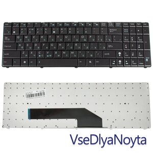 Клавіатура для ноутбука ASUS (K50, K51, K60, K61, K70, F52, P50, X5), rus, black (old design)