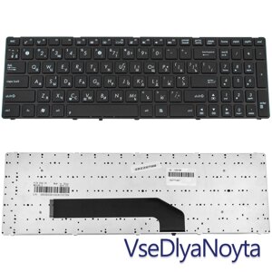 Клавіатура для ноутбука ASUS (K50, K51, K60, K61, K70, F52, P50, X5), Strast, black