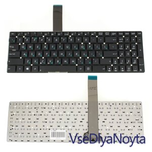 Клавиатура для ноутбука ASUS (K55, K75A, K75VD, K75VJ, K75VM, U57) rus, black, без фрейма