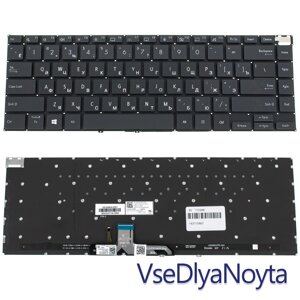 Клавіатура для ноутбука ASUS (UX5400), rus, black, без фрейму, підсвітка клавіш
