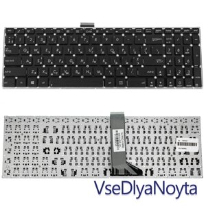 Клавіатура для ноутбука ASUS (X502, X551, X553, X555, S500, TP550) ult, black, без фрейму, без кріплень